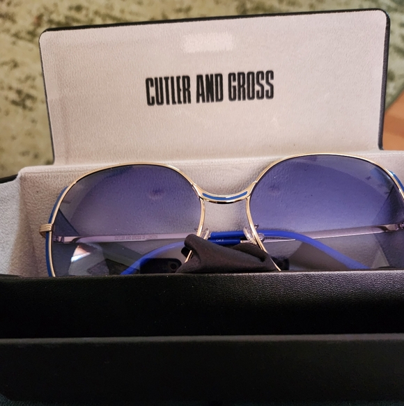 Cutler And Gross Blue Sunglasses